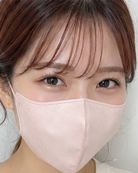 ナチュラルリフト + 眉ライン
